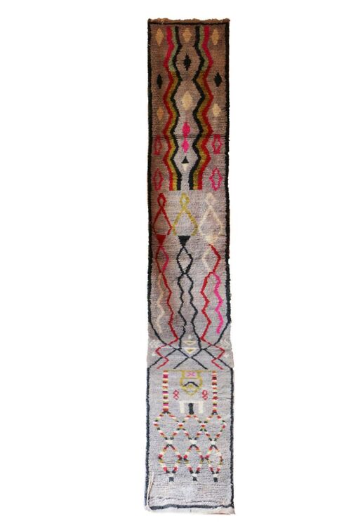 Tapis de couloir pure laine Berbere 81 x 592 cm