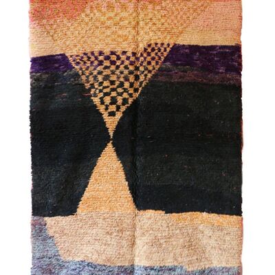 Pure wool Moroccan Berber rug 165 x 260 cm