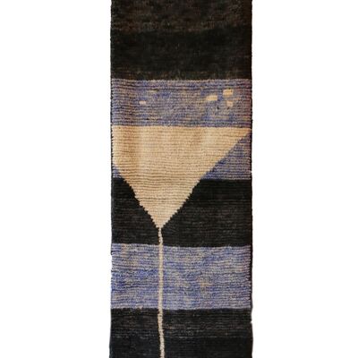 Tapis de couloir pure laine Berbere 88 x 290 cm