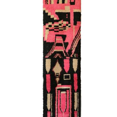 Tappeto da corridoio colorato berbero Boujaad 79 x 326 cm