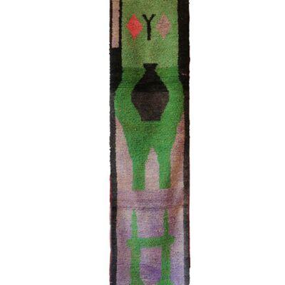 Tappeto da corridoio colorato berbero Boujad 70 x 342 cm