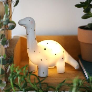 Petite veilleuse à LED dinosaure étoilé 3