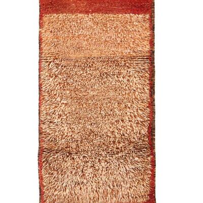 Tappeto berbero marocchino in pura lana 85 x 175 cm