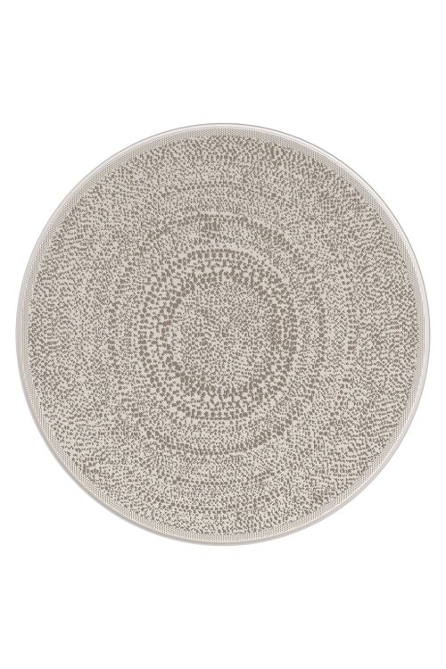 Tapis rond intérieur extérieur style ethnique TRIBAL