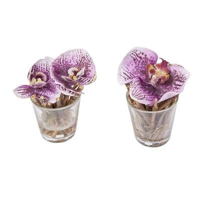 Orquídeas artificiales en Sissi Water Illusion