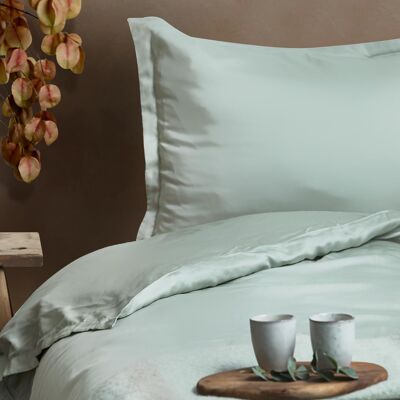 100% Tencel™ duvet cover green-grey VI