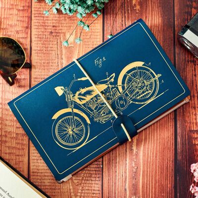 Biker-Reisenotizbuch