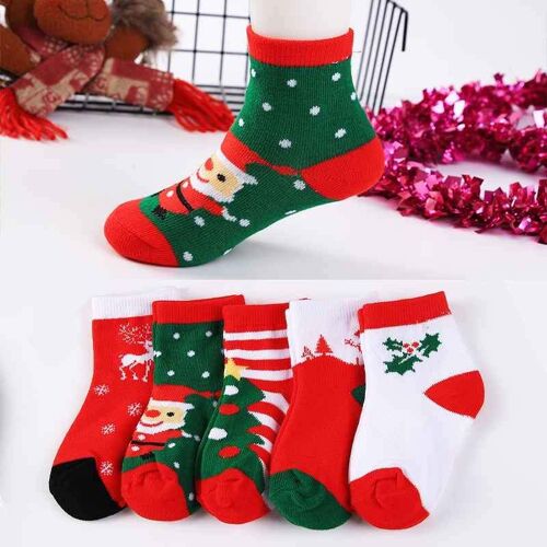 Chaussettes Hiver Enfants (Lot 5 paires)