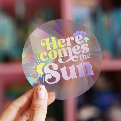 Sticker " Here come the Sun"