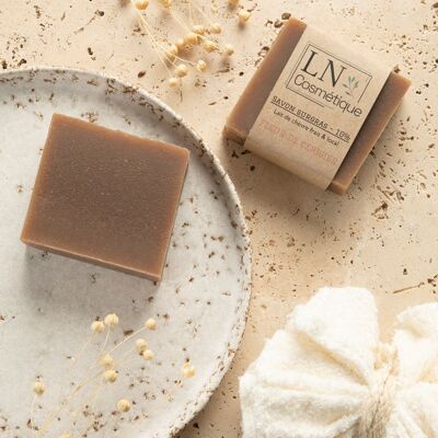 Savon solide au lait de chèvre (neutre et parfumés)- 130g