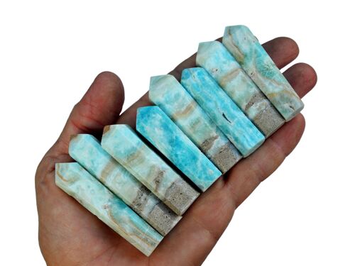 Blue Aragonite Mini Tower Point (45mm - 65mm)