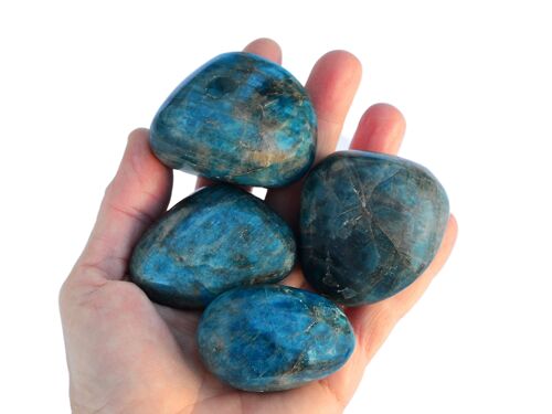 XL Blue Apatite Tumbled Crystal (40mm - 60mm)