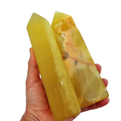 Torre di Calcite al Limone (150g - 700g)