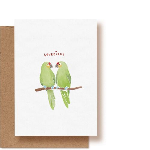 Lovebirds | Grußkarte