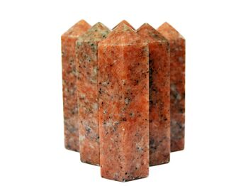 Le 1.Lot de 5 kg de cristaux de tour de calcite orange (4-5 pièces) 6