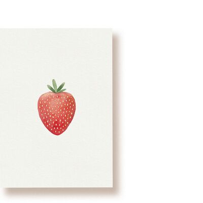 Fraise | carte postale
