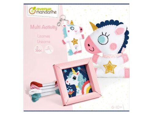 Coffret multi activités, Licornes