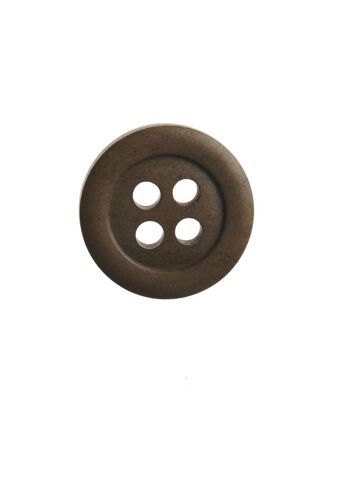 Lot de 6 boutons Ø 23 mm Marron