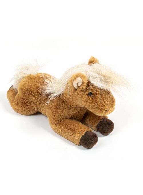 Peluche Tipy le cheval couché, 34 cm