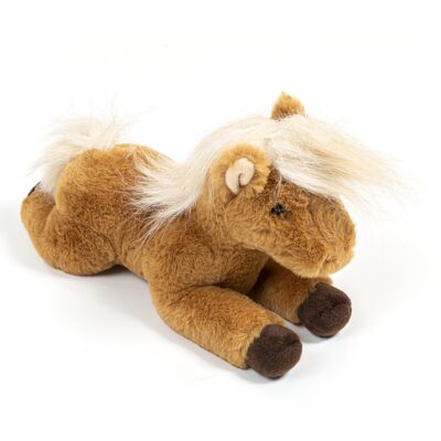 Peluche Tipy le cheval couché, 34 cm