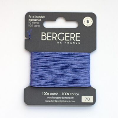 Filo da ricamo Lupine 100% cotone, 10 metri, Bergère de France