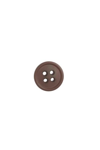 Lot de 34 boutons Ø 18 mm marron