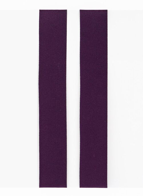 Ruban gros grain violet - 5 m x 25 mm
