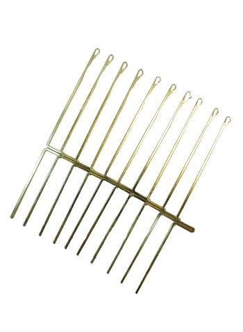 Lot de 10 aiguilles métal pour machine à tricoter, Silver - 54309