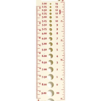 Calibro dell'ago, dal n°2 al n°10, Bergère de France