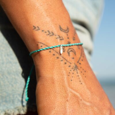 The Wave Project Surfboard Bracelet - Turquoise