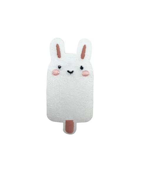 Motif thermocollant"GLACE" Lapin