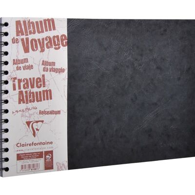Age bag álbum de viaje negro, 29,7 x 21 cm