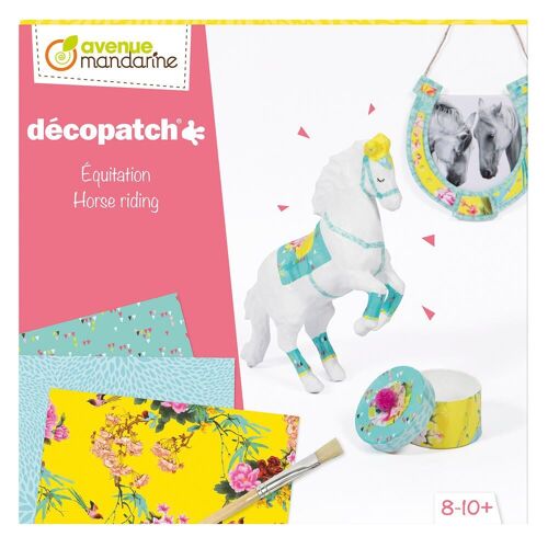 Coffret créatif, Décopatch, Equitation