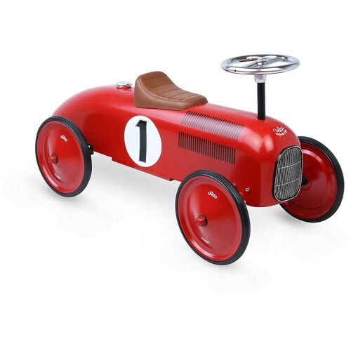 Porteur voiture vintage rouge