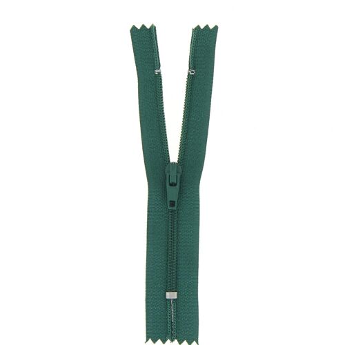 Fermeture nylon non séparable vert sapin, 50 cm