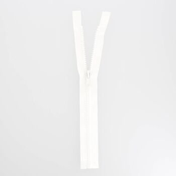 Fermeture injectée n°5 séparable blanc, 45 cm