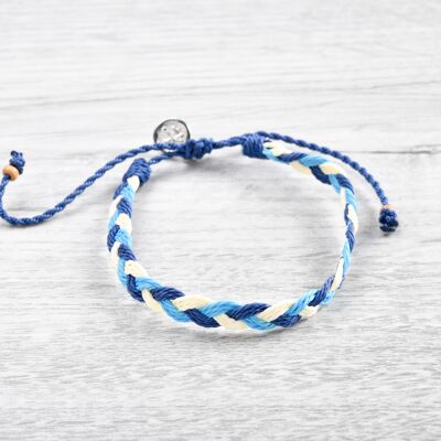Balangan Handmade Surf Bracelet - Blue tone