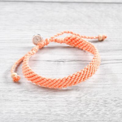 Keramas Handmade Surf Bracelet - Peach