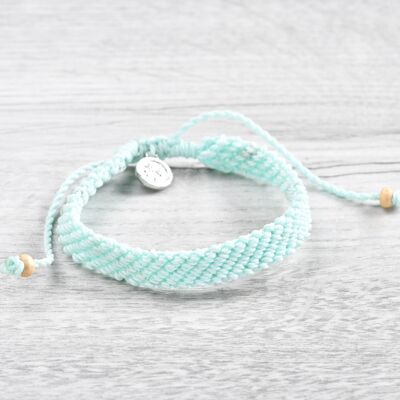 Keramas Handmade Surf Bracelet - Soft Turquoise