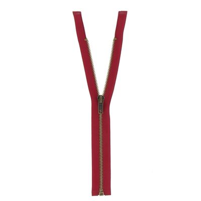 Chiusura separabile in ottone rosso, 60 cm