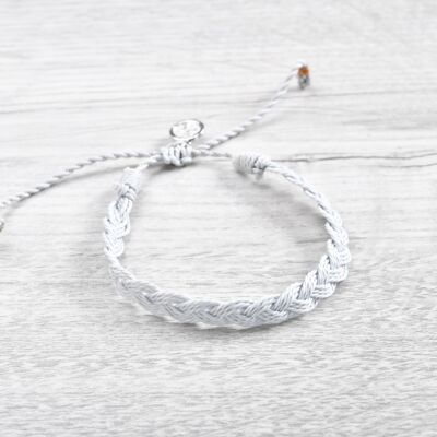 Medewi Handmade Surf Anklet - Grey