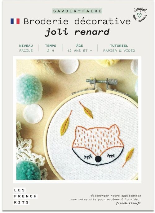 Broderie multi-points, Joli renard