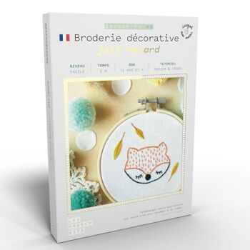 Broderie multi-points, Joli renard 2