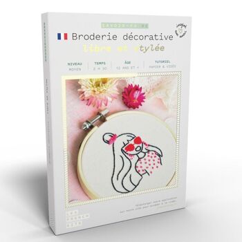 Broderie multi-points, Libre et stylée 2