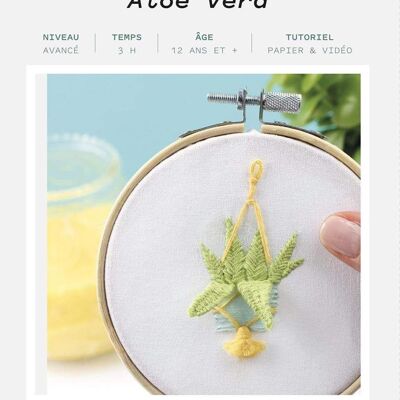 Multi-point embroidery, Aloe vera