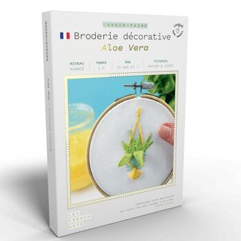 Broderie multi-points, Aloe vera 2