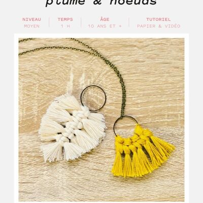 DIY, Colgantes, Plumas y lazos