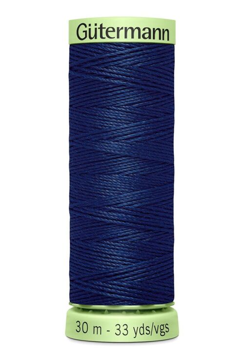 Fil Super Resistant 30 m polyester, bleu pétrole