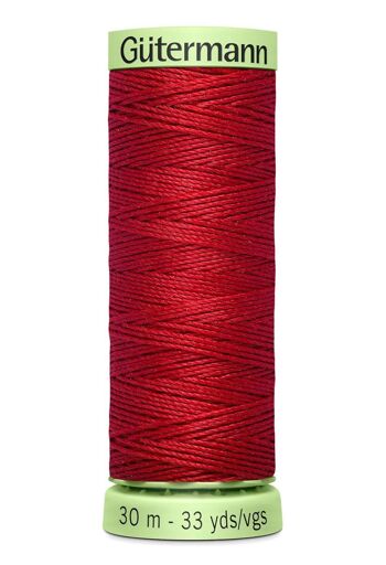 Fil super résistant 30 m polyester, rouge rubis
