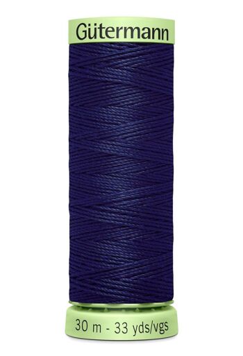 Fil Super Resistant 30 m polyester,  bleu marine